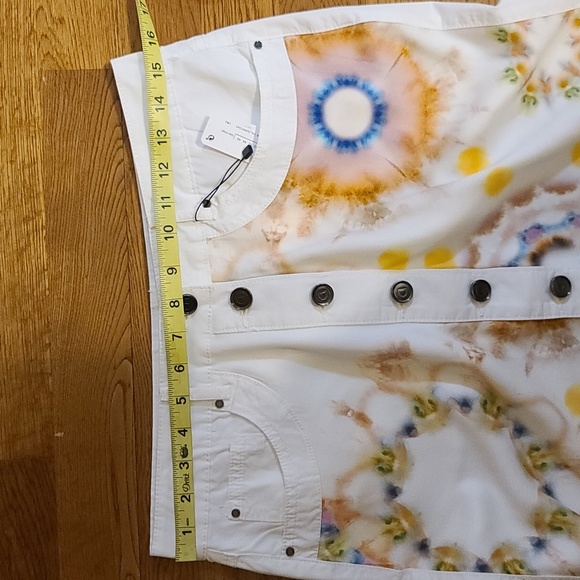 NWT Desigual Women's White Summer Button Down Maxi Skirt (Sz 6) - Picture 10 of 13